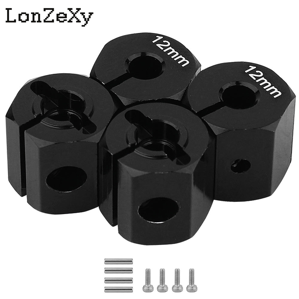 LONZEXY Widened Adapter 8-12mm Thickness SCX10 4 pcs/set