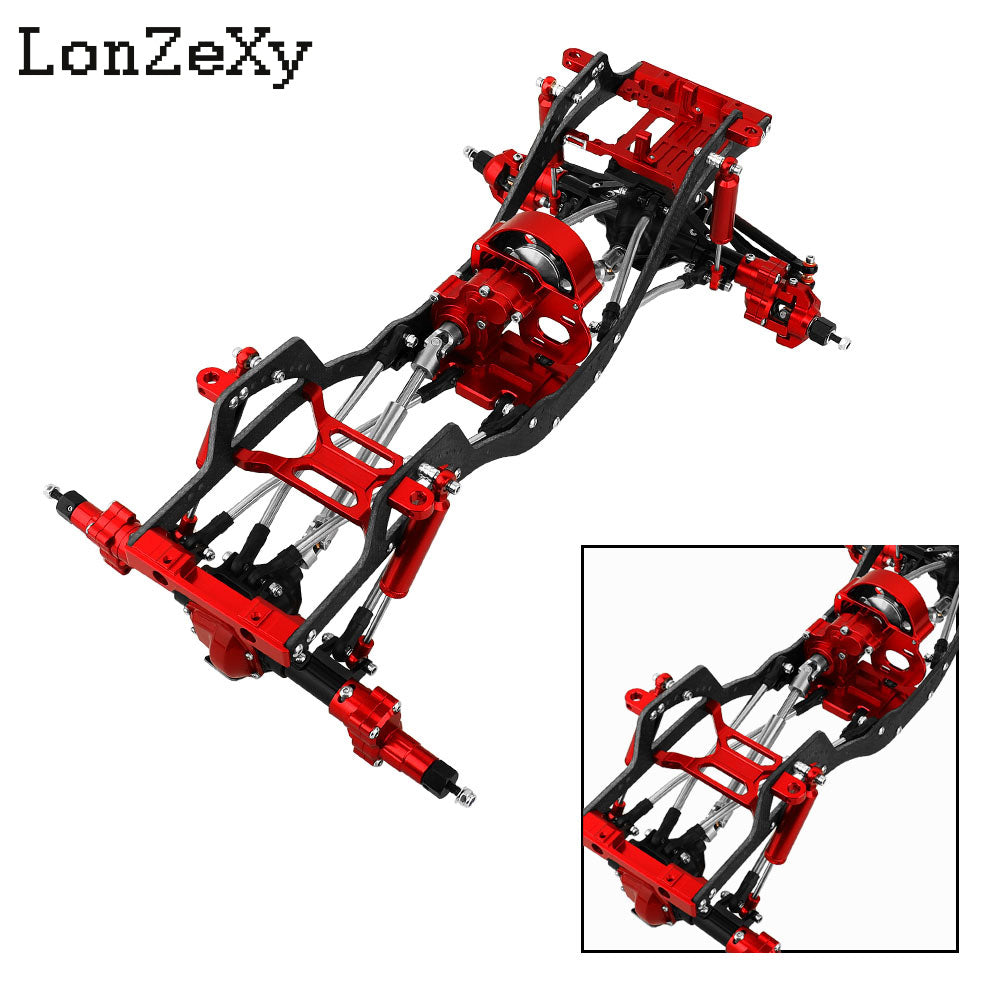 LONZEXY DIY 4x4  Heightened Frame for SCX10
