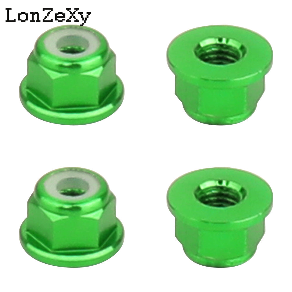 LONZEXY M3 Aluminum Alloy Flange Lock Nuts for DIY FPV Drone RC