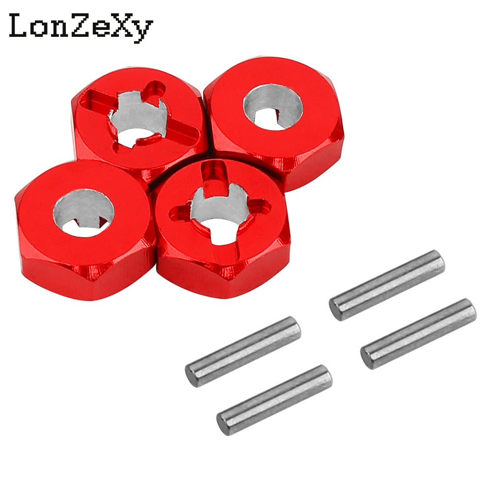 LONZEXY Alloy Wheel Hex Hub Adapter for 1/14 MJX Hyper GO