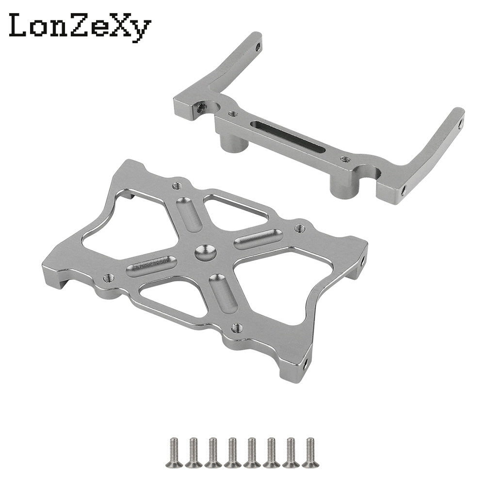 LONZEXY Metal Battery Panel Bracket for SCX10