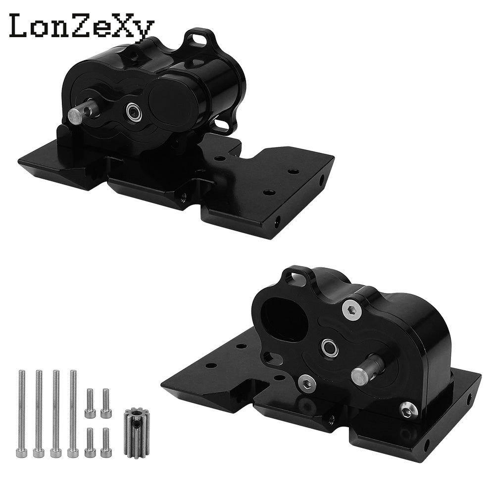 LONZEXY Transmission with Adjustable Skid Plate for SCX10