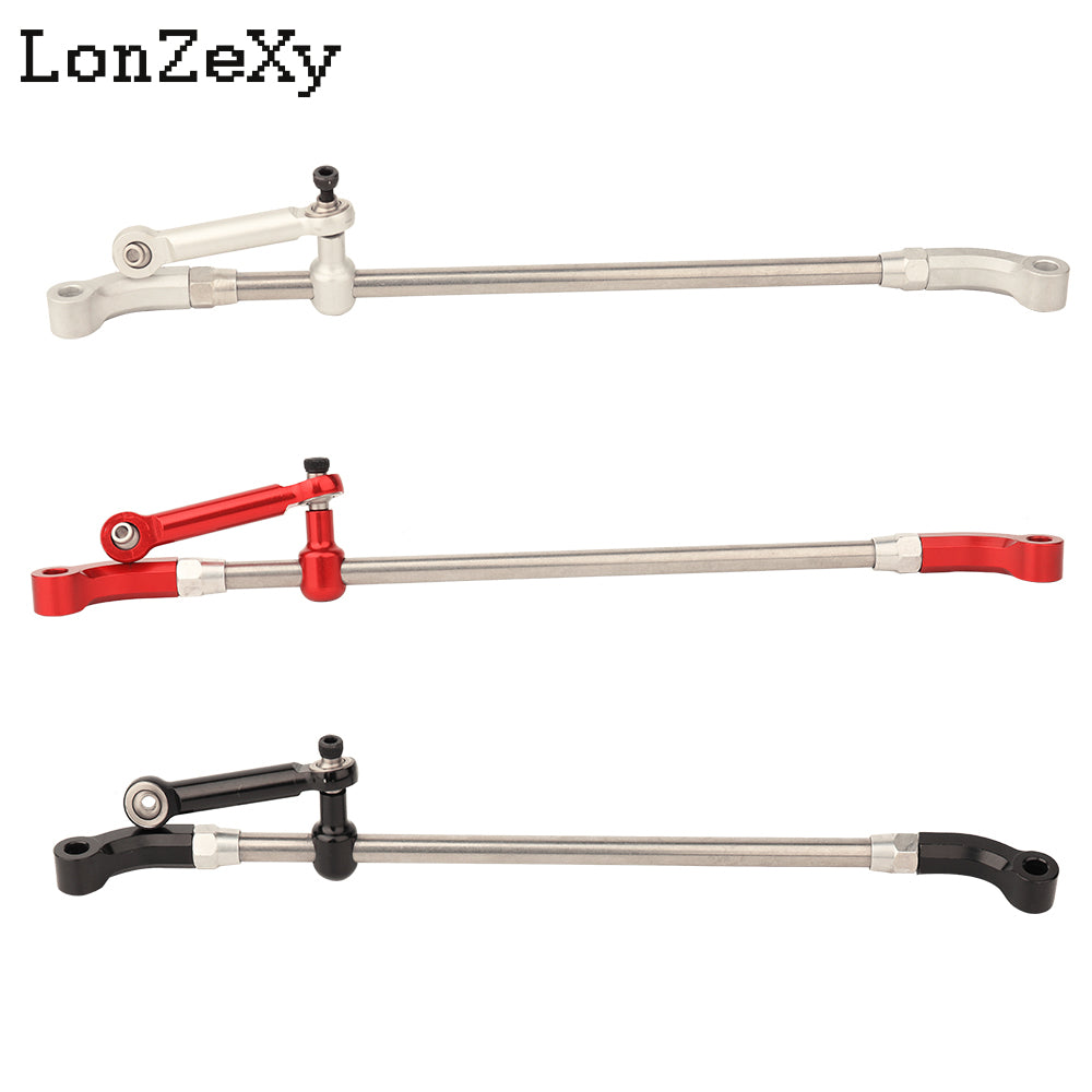 Lonzexy Aluminum Front Steering Rod Tie Links for 1/8 LMT  AXLE 4WD LOS04022 RC Upgrade Part