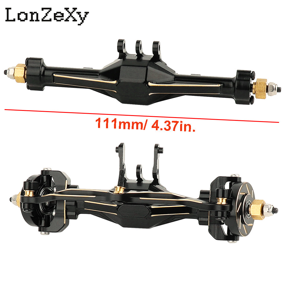 LONZEXY+4mm Aluminum Axles with Lay Down Servo Mount & Links for 1/18 TRX4M TRX4MT