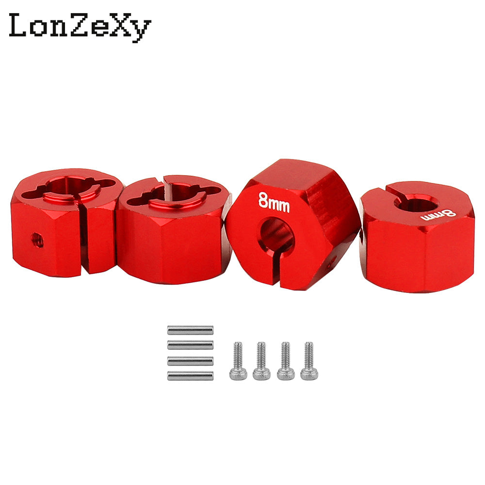 LONZEXY Widened Adapter 8-12mm Thickness SCX10 4 pcs/set