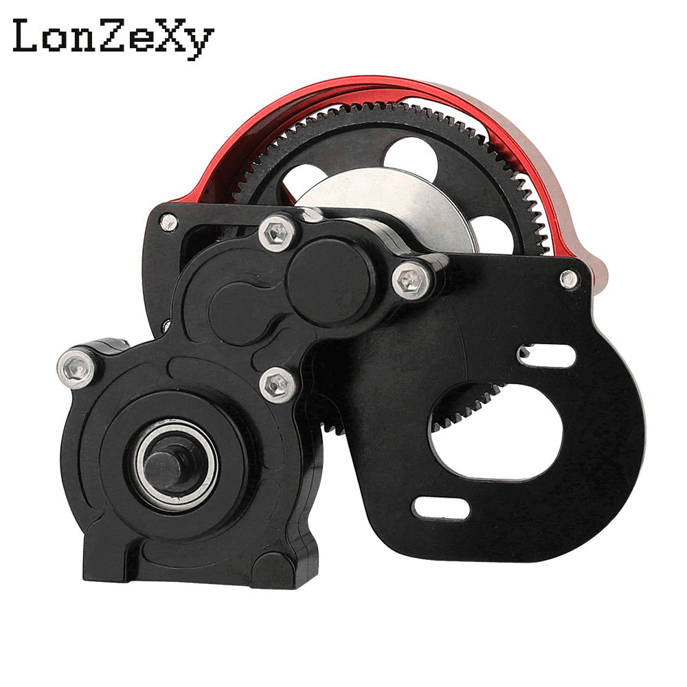 LONZEXY Metal Forward Transmission Gearbox for SCX10 & SCX10 II