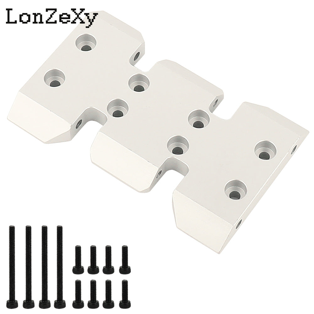 LONZEXY Transmission Mount Gearbox Skid Plate for SCX10