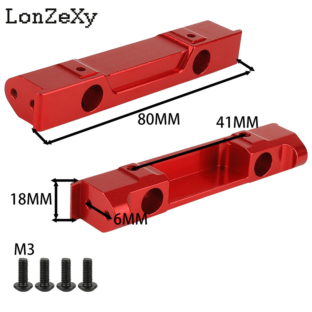 LONZEXY Aluminum Alloy Bumper Bracket for SCX10 Pro