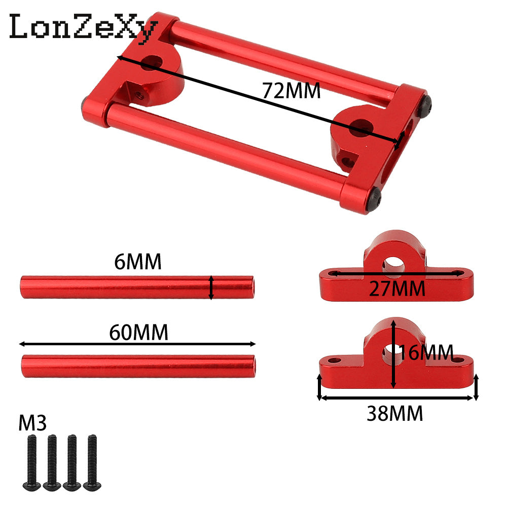 LONZEXY Metal Frame Braces for SCX10 I II LCG
