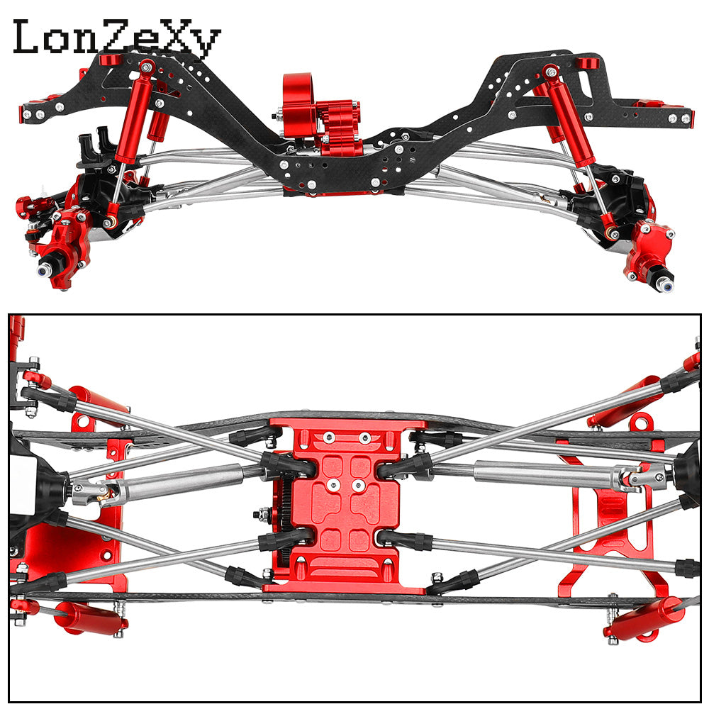 LONZEXY DIY 4x4  Heightened Frame for SCX10