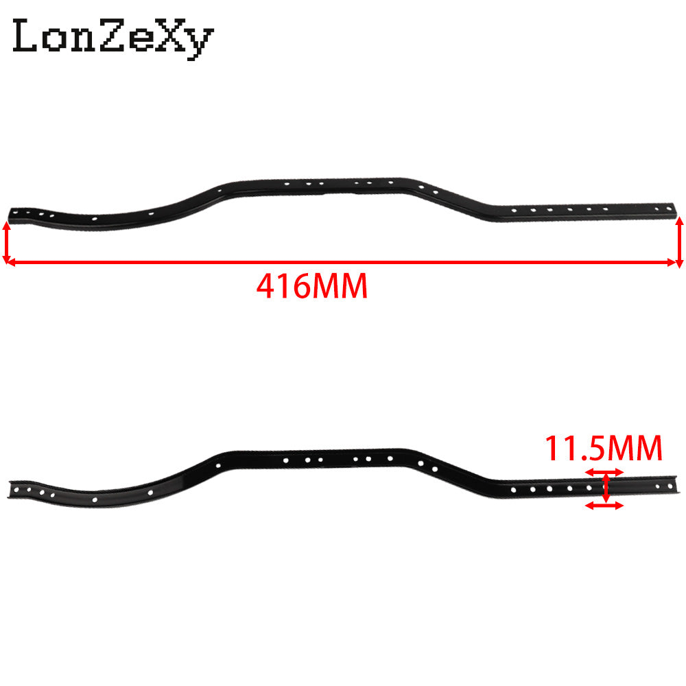 LONZEXY Metal Girder Side Frame Rail for SCX10 & SCX10 II