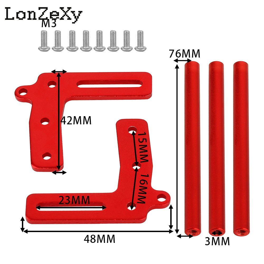 LONZEXY Aluminum Alloy Bumper for LCG TRX4 SCX10