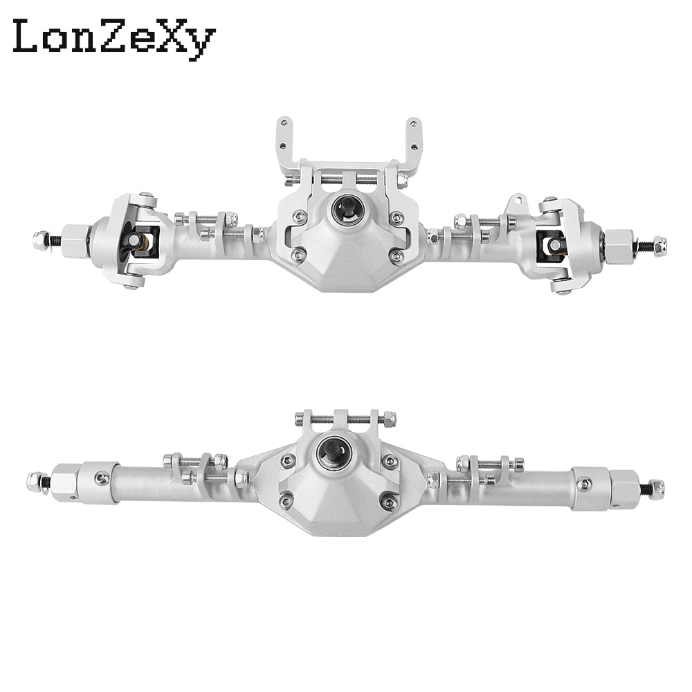 LONZEXY Aluminum Front & Rear Portal Axle Set For SCX10 II