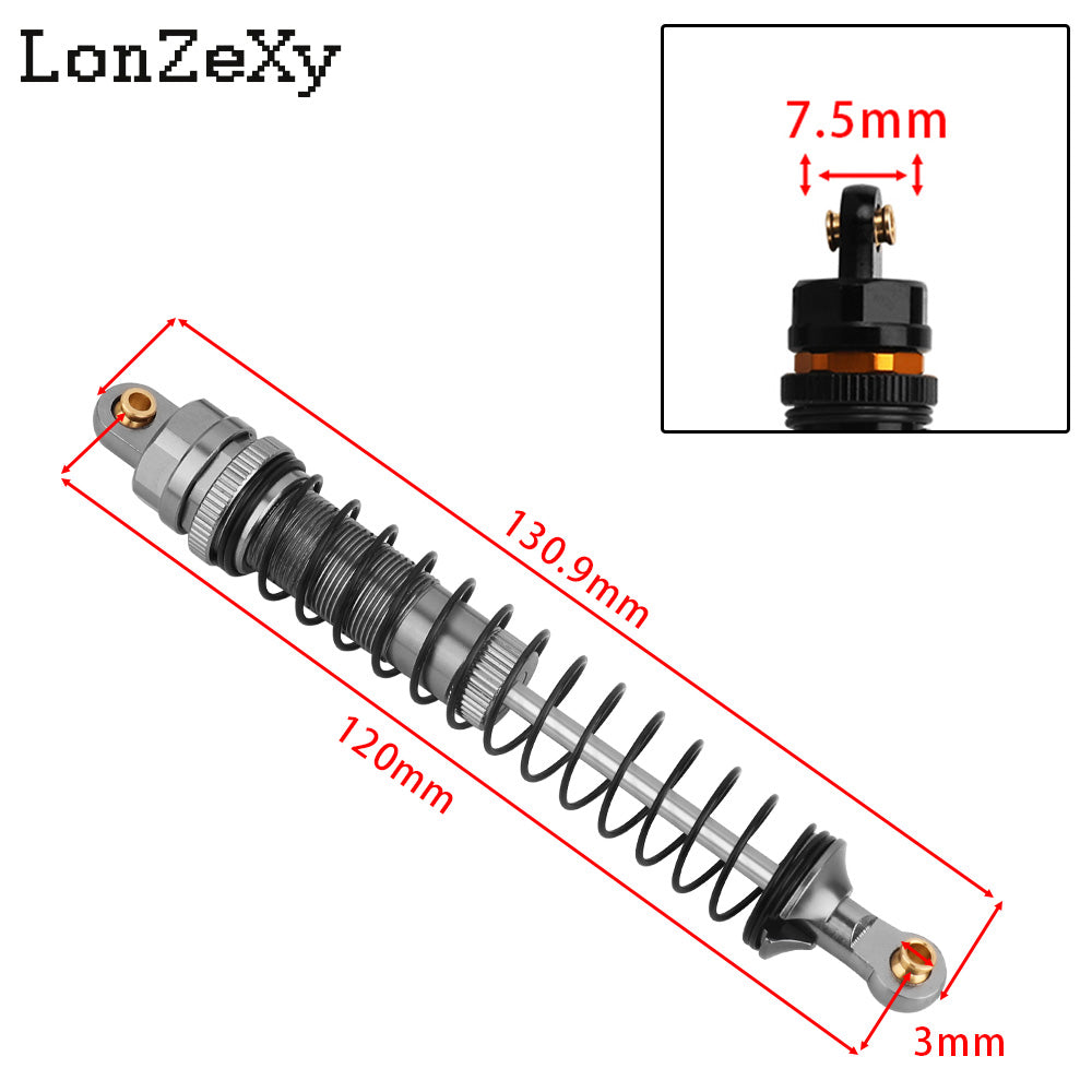 LONZEXY Oil Shock Absorber Set for 1/10 Traxxas Slash