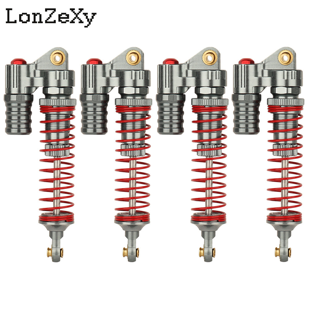 LONZEXY Metal Negative Pressure Shock Set for SCX10 4pcs