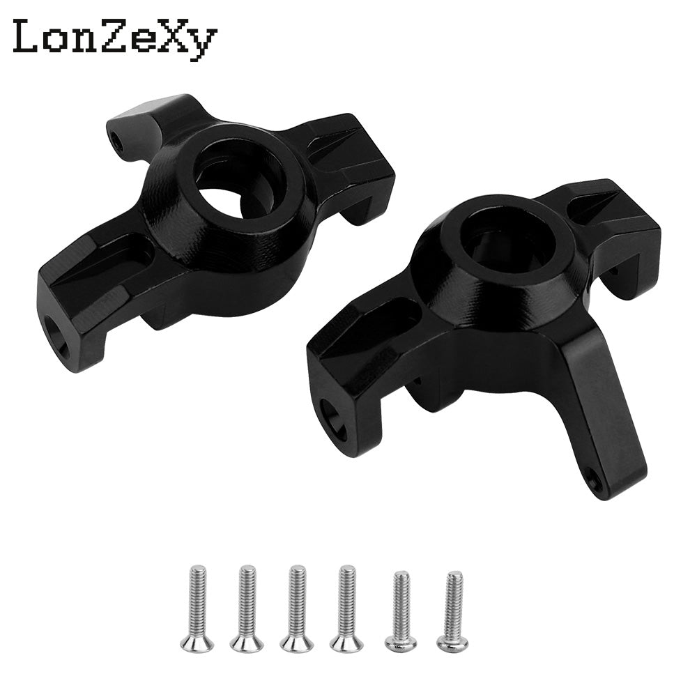 LONZEXY Aluminum Front Rear Steering Knuckle for 1/14 MJX Hyper Go
