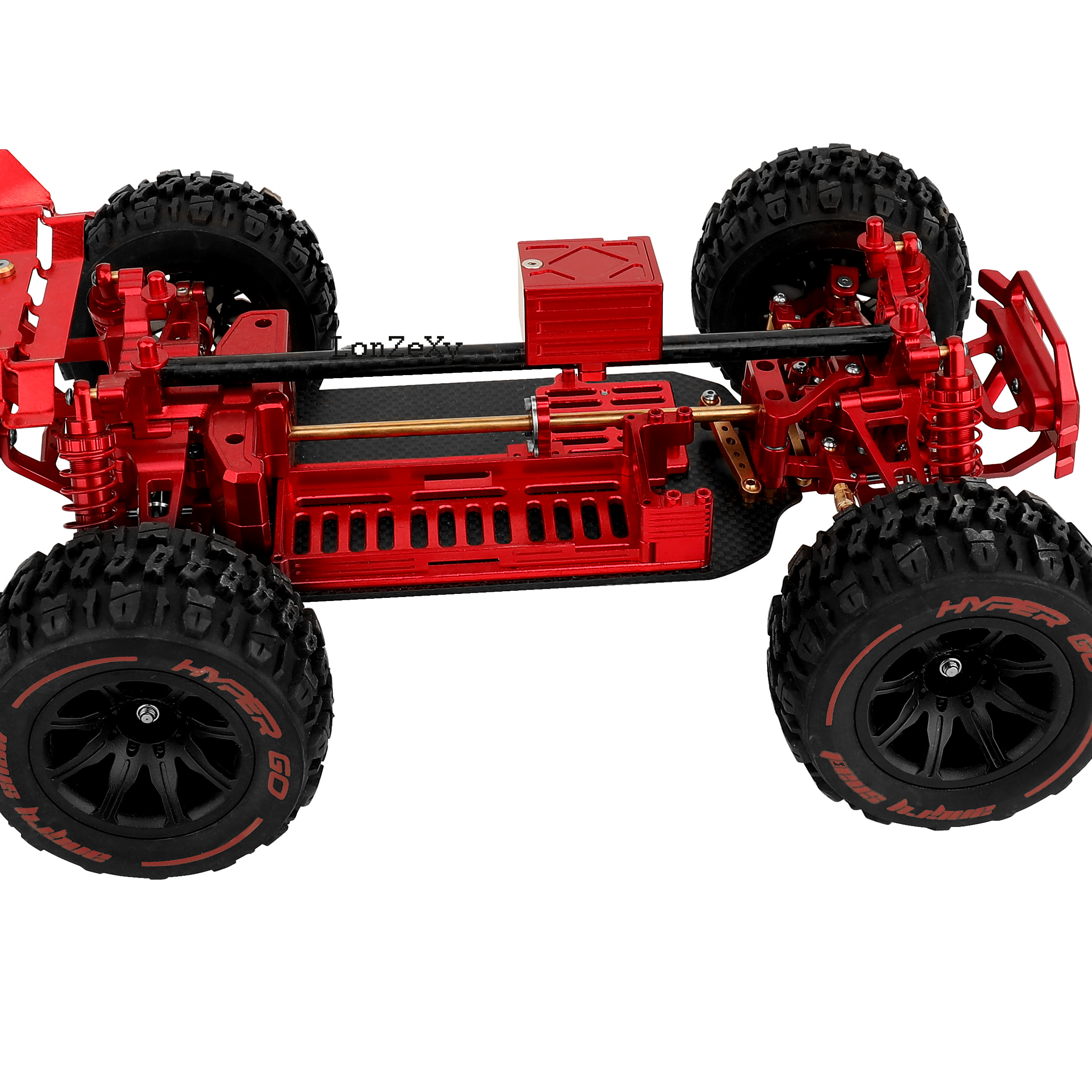 LONZEXY Aluminum Parts kit for for MJX Hyper GO 1/16