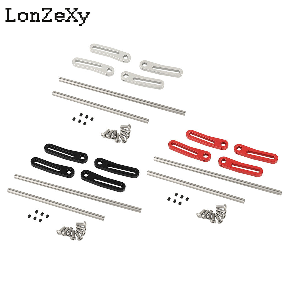 LONZEXY Metal Front Rear Modular Bumper for 1/10 LCG TRX4 TRX6 SCX10 Capra