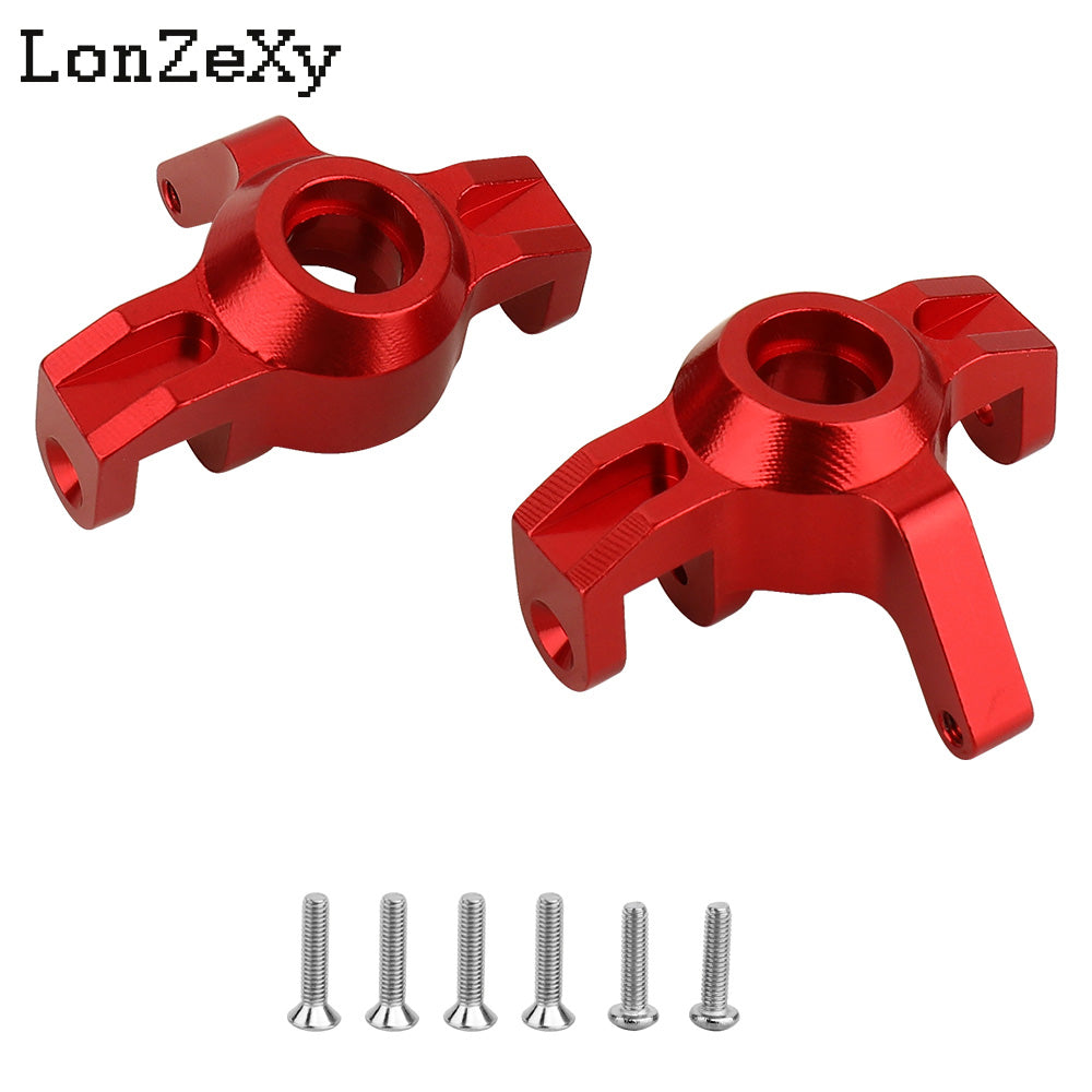 LONZEXY Aluminum Front Rear Steering Knuckle for 1/14 MJX Hyper Go