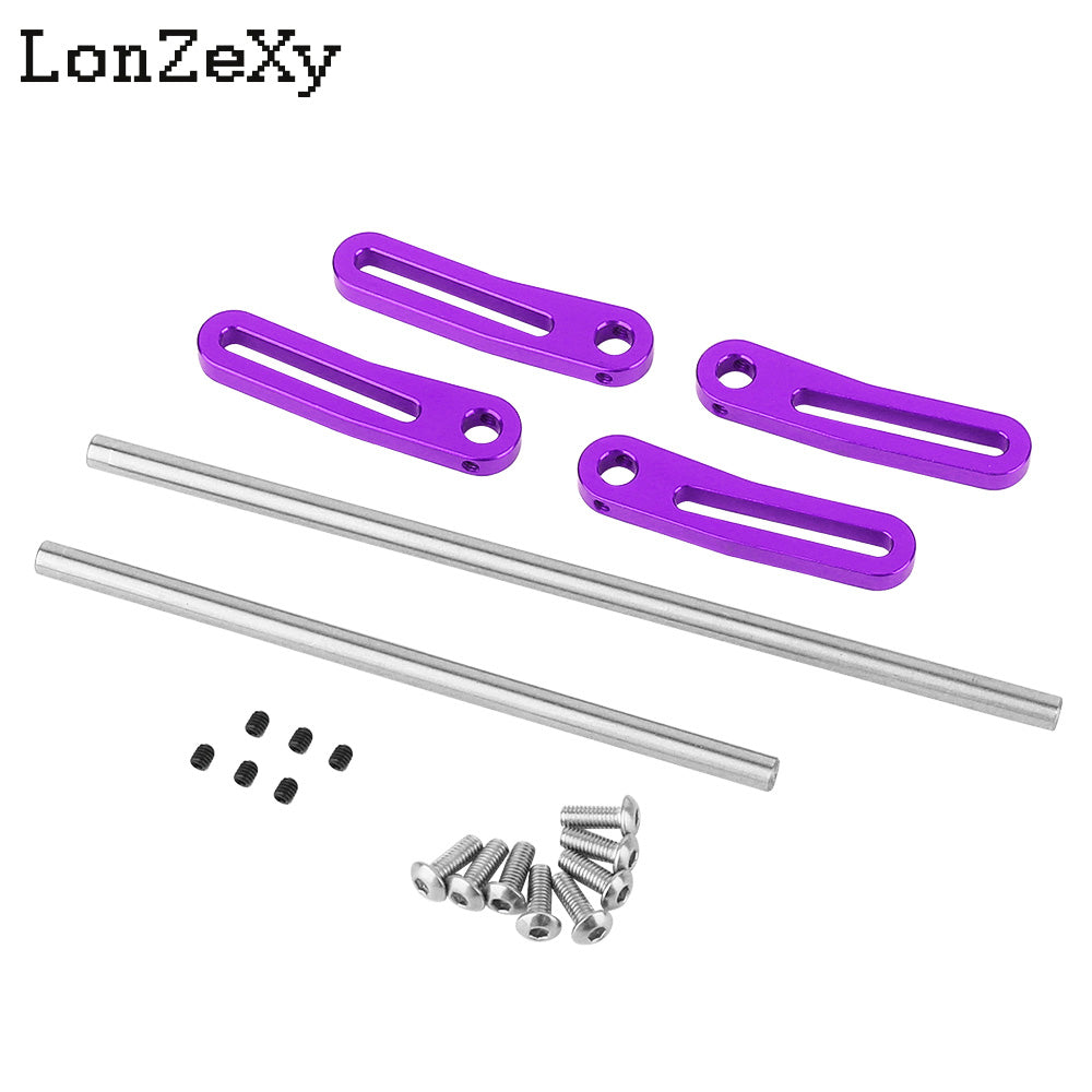 LONZEXY Metal Front Rear Modular Bumper for 1/10 LCG TRX4 TRX6 SCX10 Capra