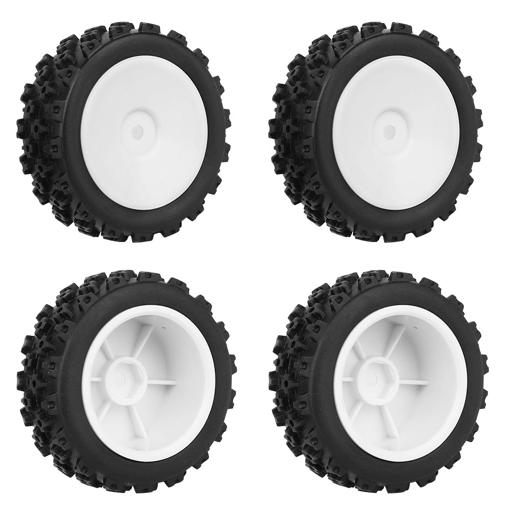 1/10 RC Off-Road Buggy Wheels 72.4g Knobby All-Terrain Rubber Tires Multi Color Rim RC Car Upgrade Parts