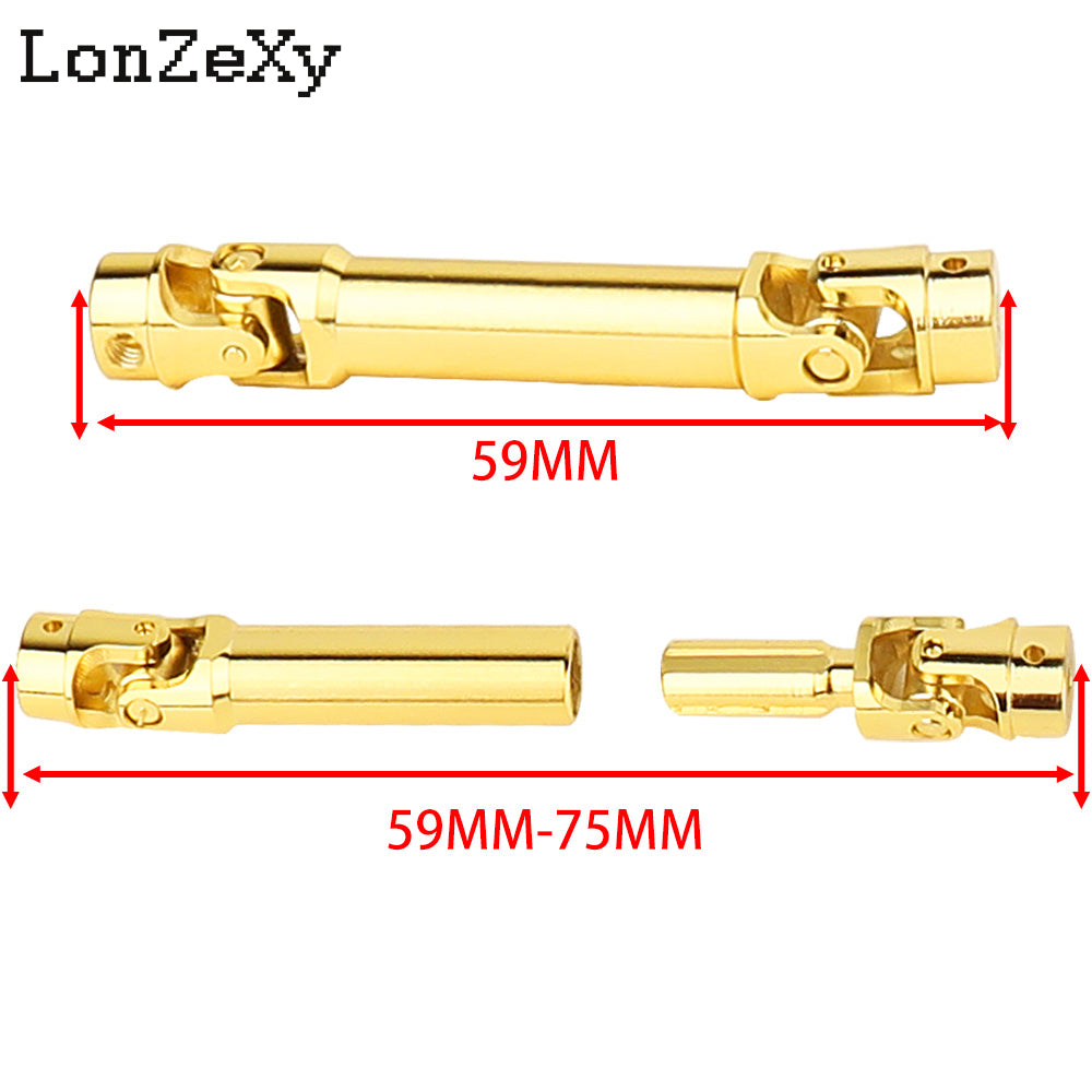 LONZEXY1 pcs Stainless Steel Drive Shaft for 1/18 TRX4M Mods
