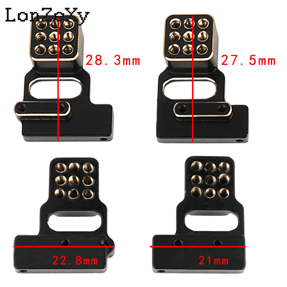 LONZEXY 4PCS Aluminum Front & Rear Shock Towers Mount for TRX4