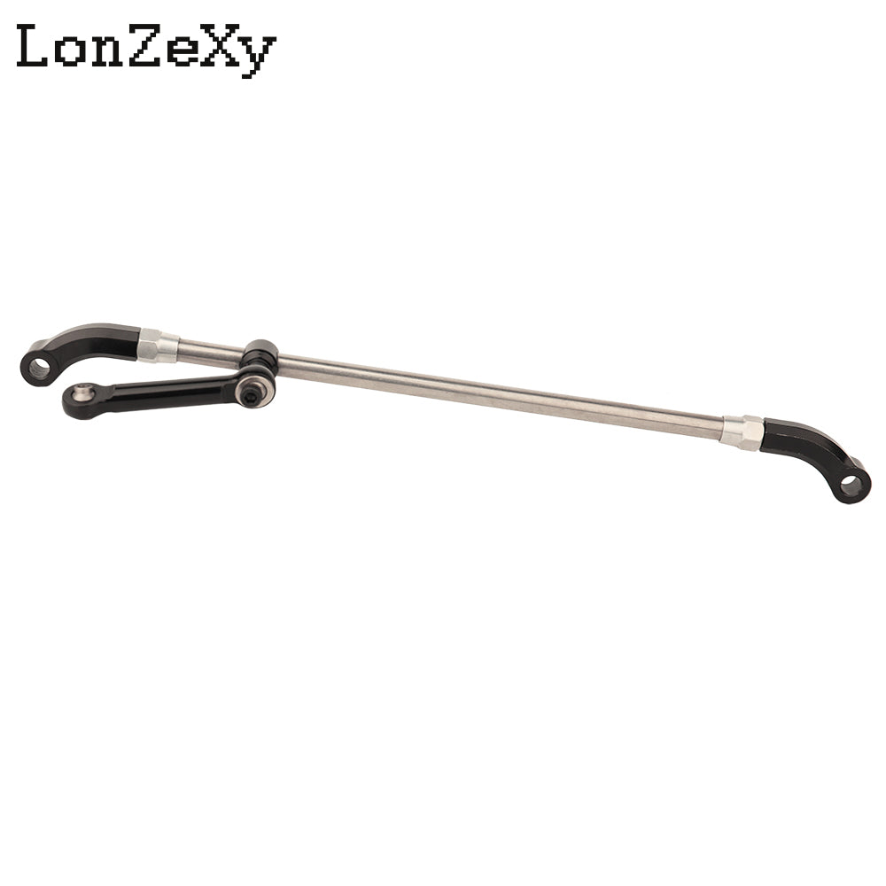 Lonzexy Aluminum Front Steering Rod Tie Links for 1/8 LMT  AXLE 4WD LOS04022 RC Upgrade Part