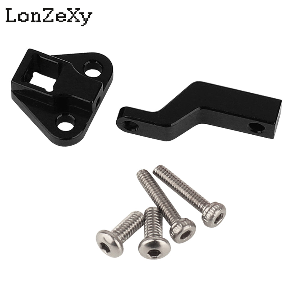 LONZEXY Aluminum Trailer Tow Hitch with Brass Ball for 1/18 TRX4M