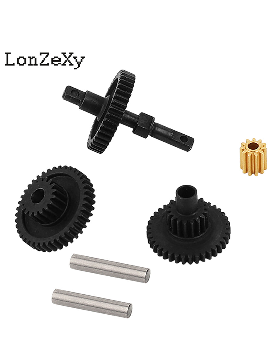 LONZEXY Overdrive Underdrive Stainless Steel Transmission Gear Set for 1/18 TRX4M