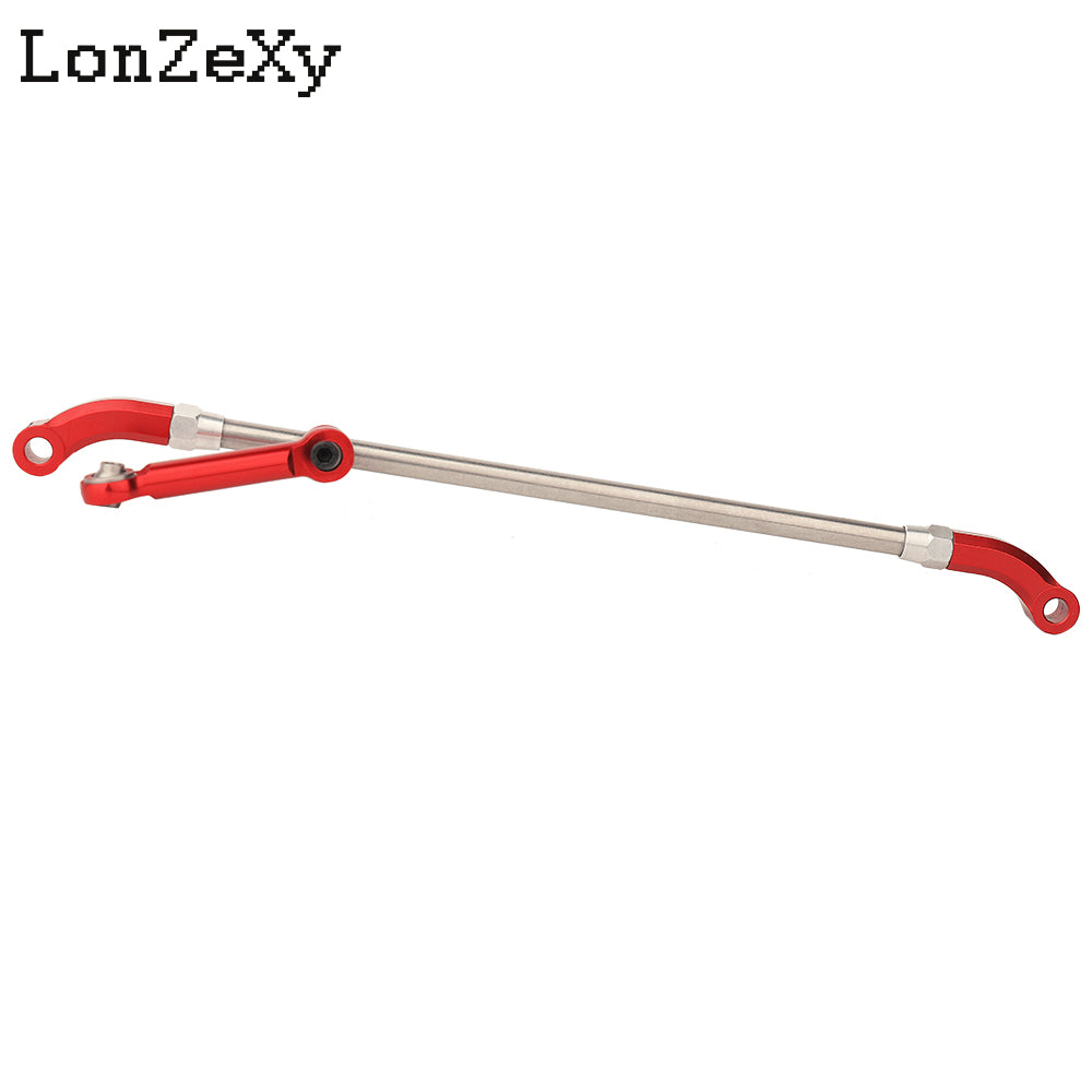 Lonzexy Aluminum Front Steering Rod Tie Links for 1/8 LMT  AXLE 4WD LOS04022 RC Upgrade Part