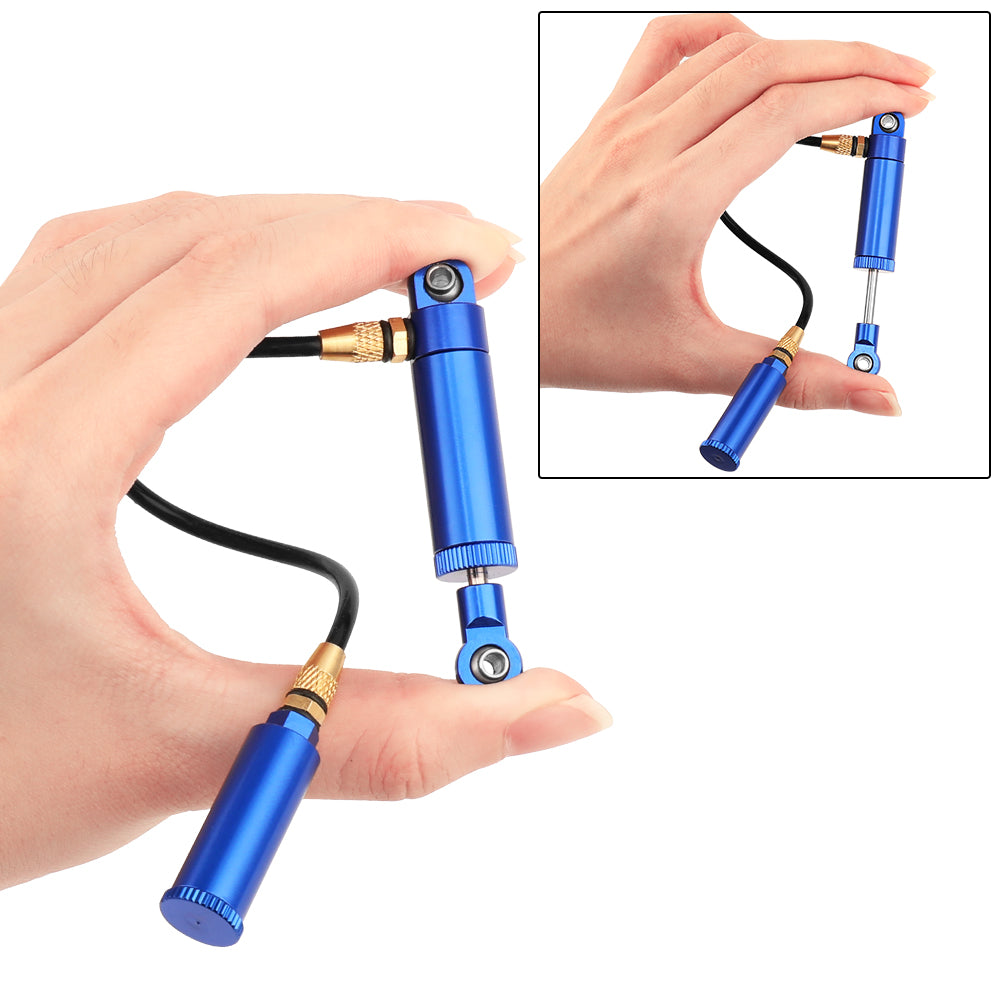 LonZeXy 4PCS Remote Reservoir Negative Pressure Shock Absorber 70/80/90/100/110mm Oil Damper For Axial SCX10 TRX4 TRX6 Wraith 1/10 RC Crawler Upgrade Parts