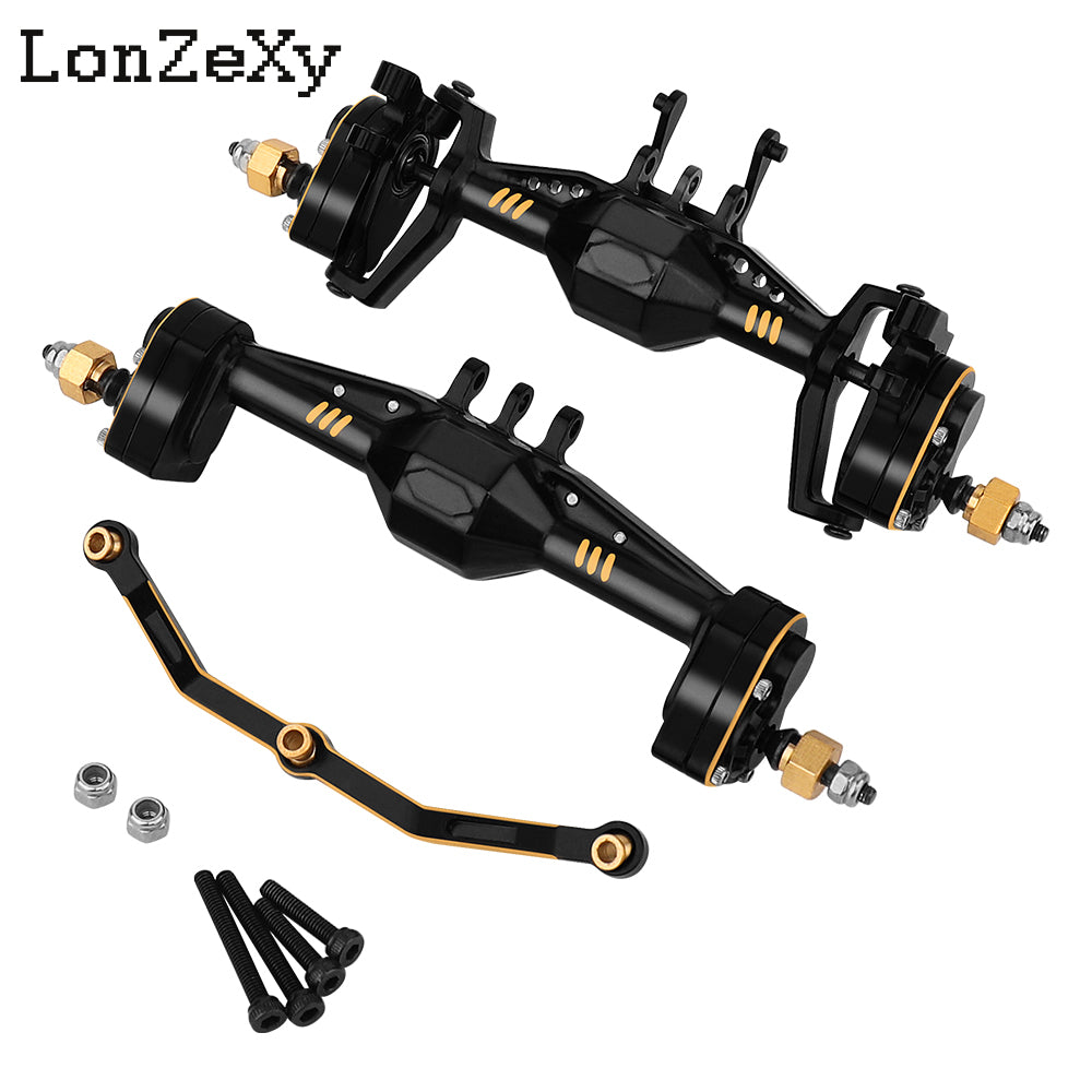 LONZEXY CNC Aluminum Front Rear Axle Housing for 1/18 TRX4M