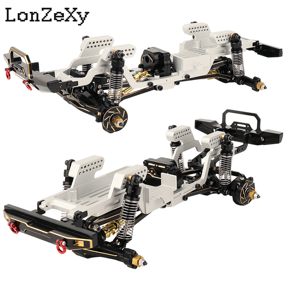 LONZEXY Aluminum Frame Kit+Dumper Fit for TRX4m