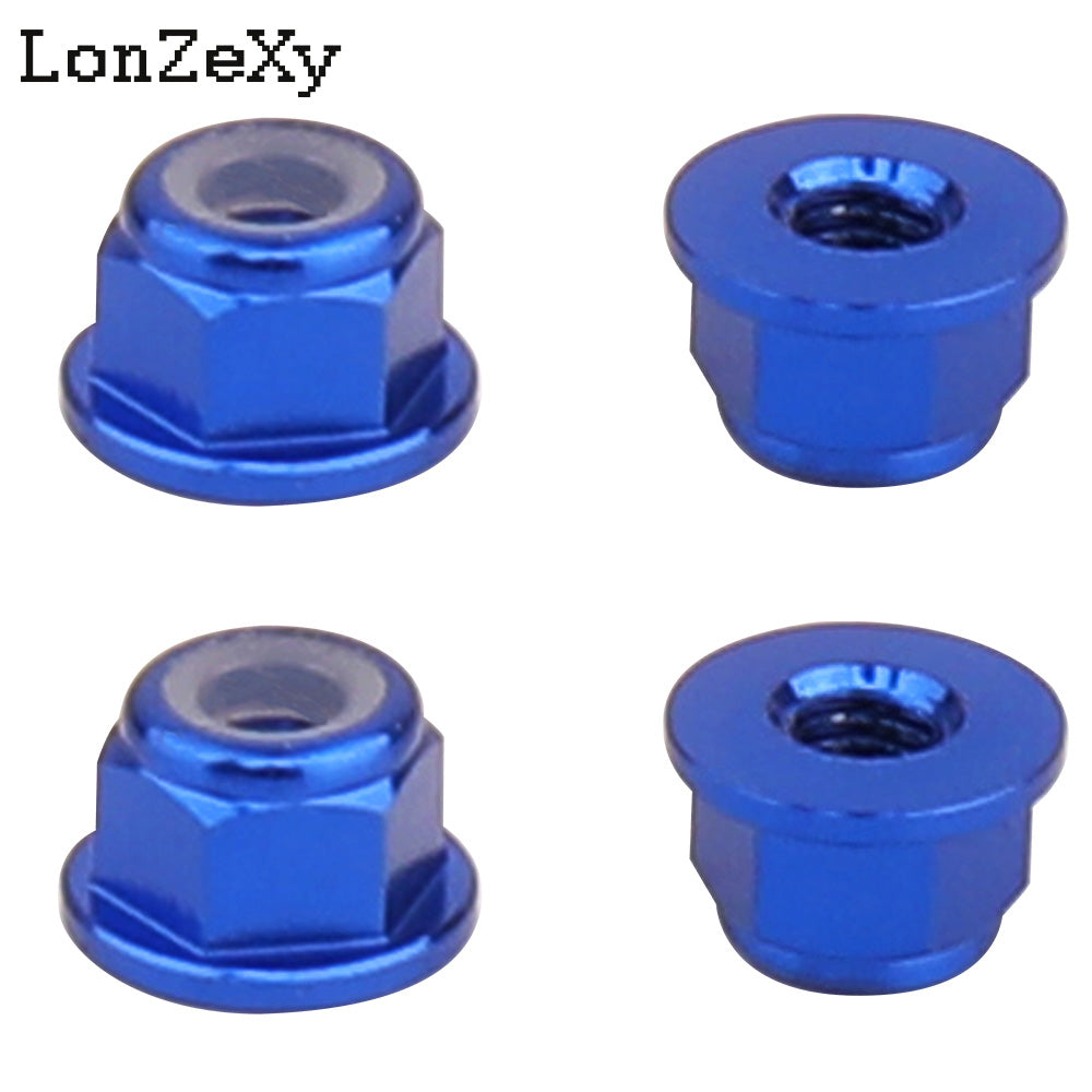 LONZEXY M3 Aluminum Alloy Flange Lock Nuts for DIY FPV Drone RC