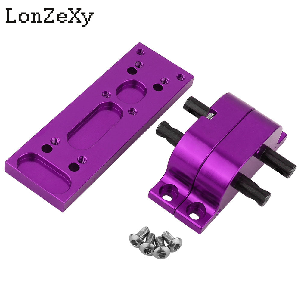 LONZEXY Metal Alloy Transmission with Mount Plate for SCX10