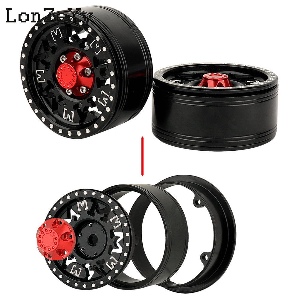 LONZEXY 1.9mm Metal Wheel for SCX10