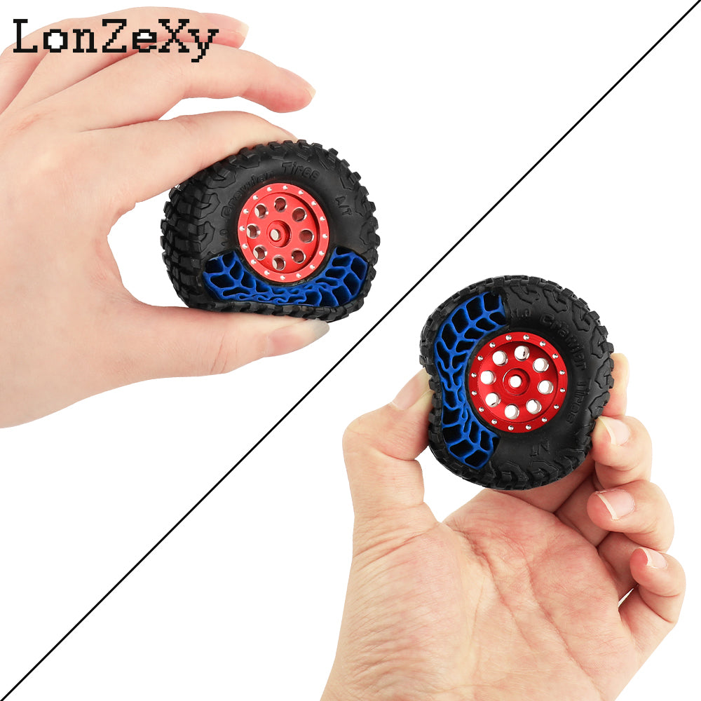 LONZEXY Silicone Rubber Insert Foam Fit 118-122mm (4.75" OD) 1.9" Wheel Tires for 1/10 Crawler