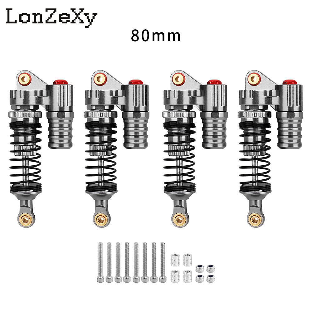 LONZEXY Alloy Shock Damper for SCX10 4PCS