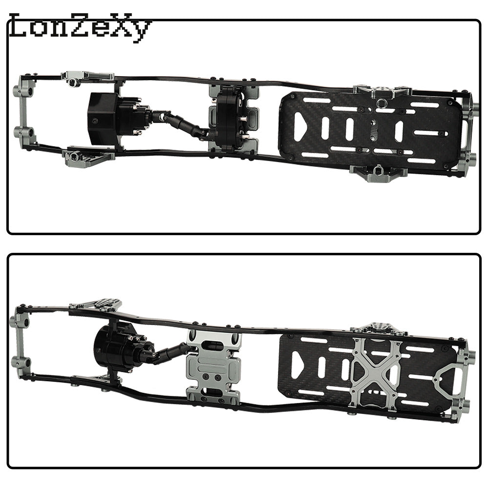 LONZEXY Carbon Fiber Frame Gearboxes for SCX10 SCX10 II