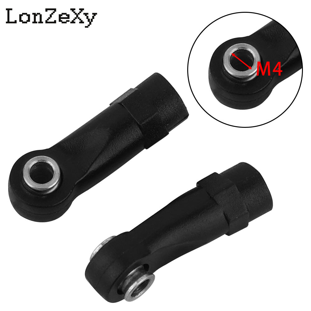 LONZEXY 10pcs Link Rod End  Ball Joint Head For Traxxas 1/10