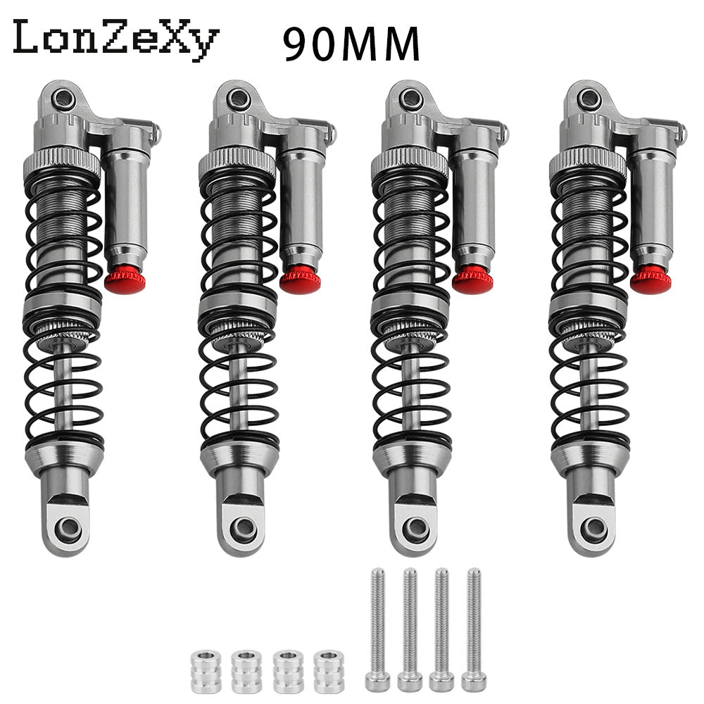 LONZEXY Metal Shock Damper  Set for 1/10 Tamiya 4pcs