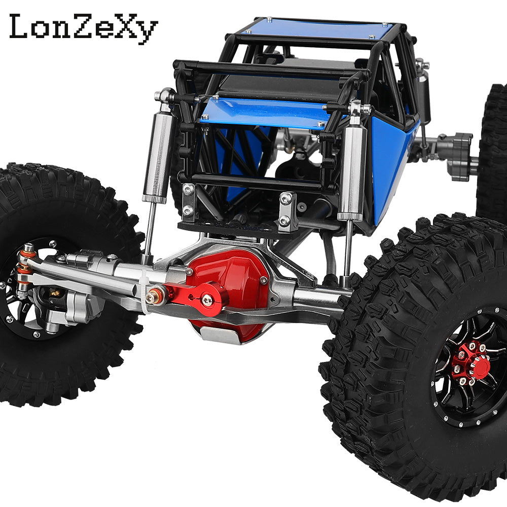 LONZEXY Wheelbase 310mm  Frame Chassis+Nylon Tube Roll Cage for SCX10