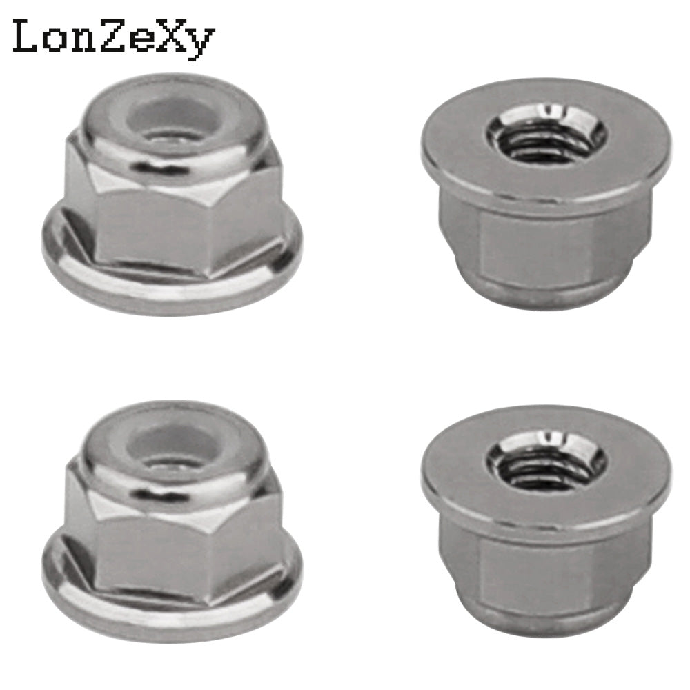 LONZEXY M3 Aluminum Alloy Flange Lock Nuts for DIY FPV Drone RC