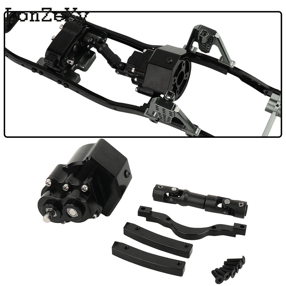 LONZEXY Carbon Fiber Frame Gearboxes for SCX10 SCX10 II