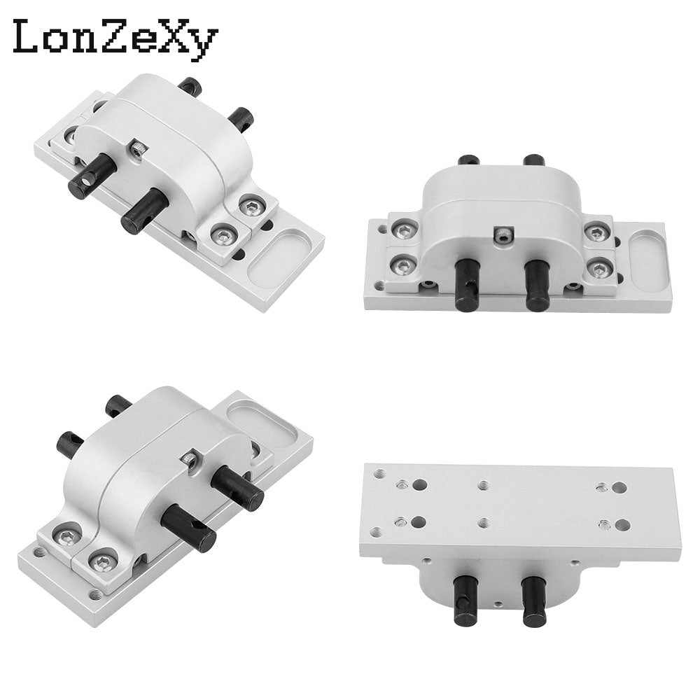 LONZEXY Metal Alloy Transmission with Mount Plate for SCX10