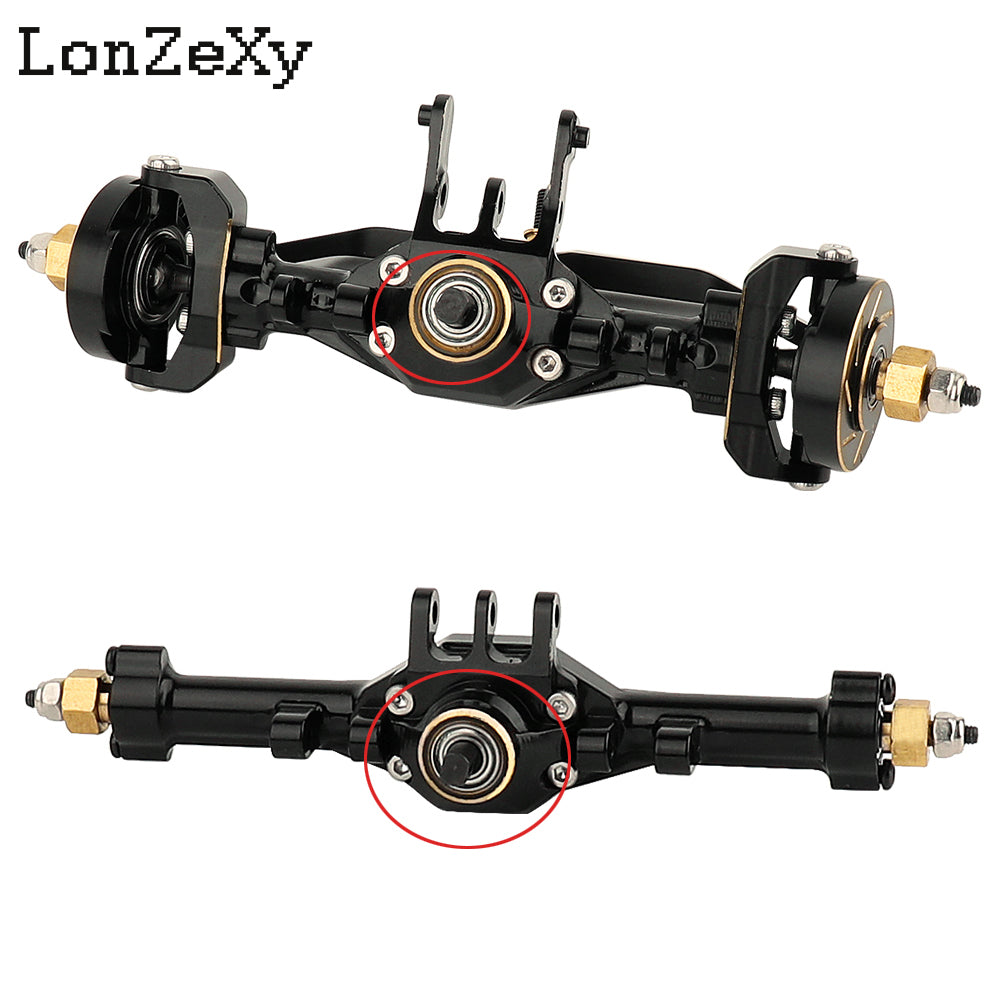 LONZEXY+4mm Aluminum Axles with Lay Down Servo Mount & Links for 1/18 TRX4M TRX4MT