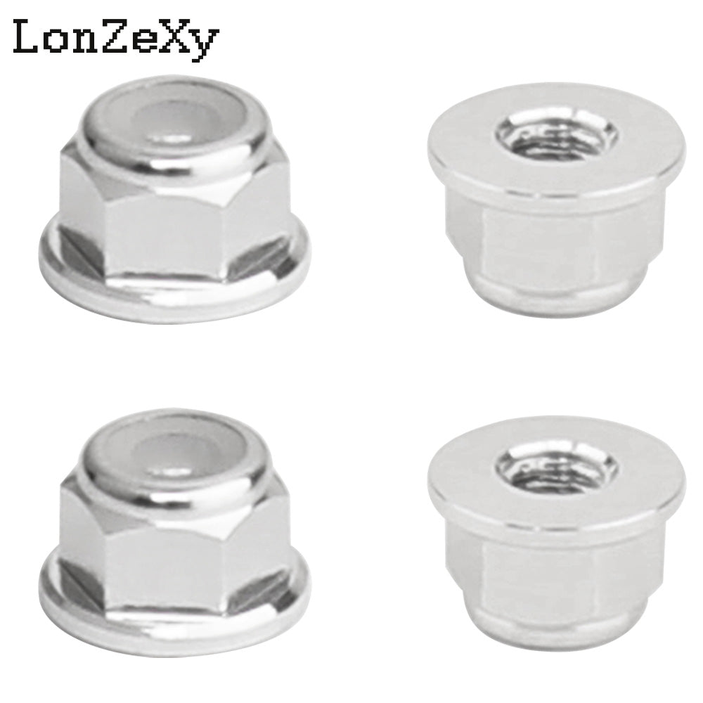 LONZEXY M3 Aluminum Alloy Flange Lock Nuts for DIY FPV Drone RC