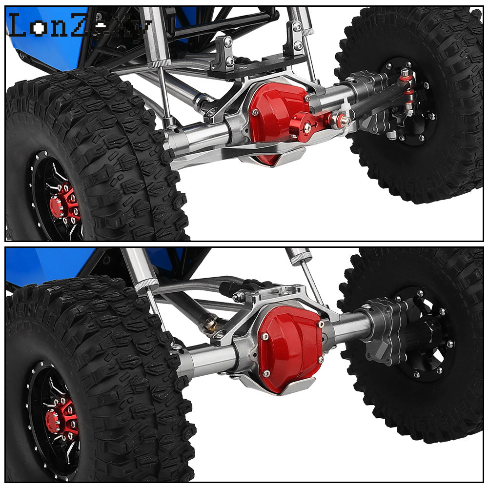 LONZEXY Wheelbase 310mm  Frame Chassis+Nylon Tube Roll Cage for SCX10