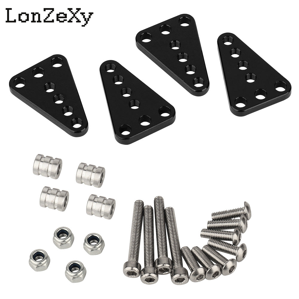 LONZEXY 51mm Adjustable Rear Shock Mount for SCX10